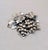 Vintage 1960s Signed Napier Silvertone Grape Cluster Brooch For Sale In Philadelphia - Image 6 of 8