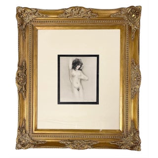 Hand Colored by Louis Icart "Slightly Swollen Areola" Authenticated For Sale