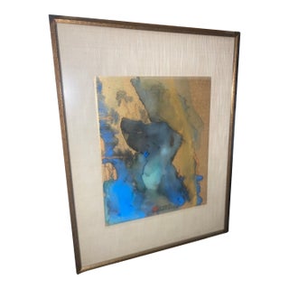 Hou Beiren Painting With Signed Art Book For Sale