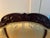 Early 20th Century Gold and Aqua Settee For Sale - Image 4 of 4