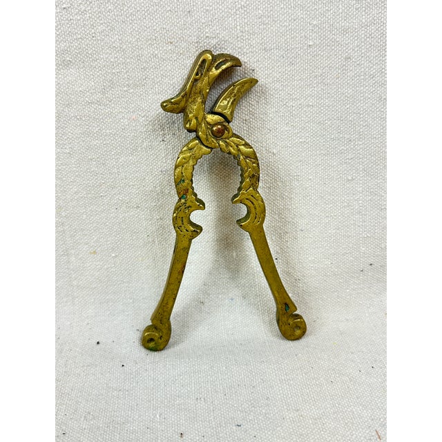Vintage Brass Eagle Nutcracker For Sale - Image 4 of 5