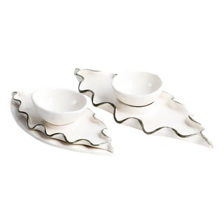 The Eye Platter with Bowl by Constanza Cecchetto, Set of 2 For Sale