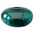 Gold Large Emerald Green Art Glass Stockholm Donut Vase from Ikea, 1999 For Sale - Image 8 of 8