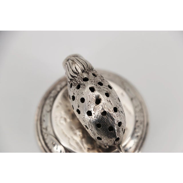 19th Century or Earlier Silver Porcupine Toothpick Holder, English or French For Sale - Image 9 of 11