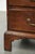 Antique English Oak Secretaire with Leather Top, 1700s For Sale - Image 14 of 16