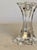 Vintage Crystal Star Candlesticks- a Pair For Sale - Image 4 of 6