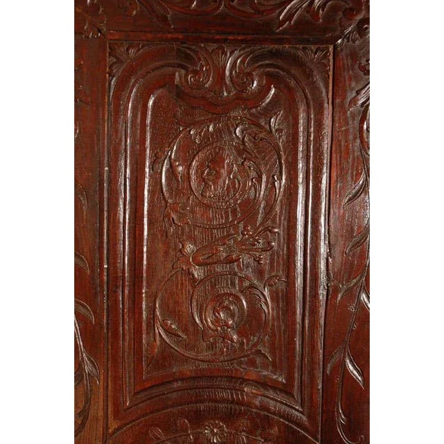 Brown Antique Louis XV Armoire For Sale - Image 8 of 10