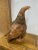 Wood Vintage Folk Art Gourd Falcon Sculpture For Sale - Image 7 of 8