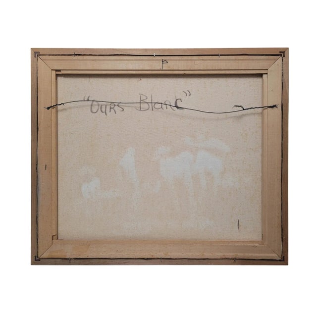 Sculptural Impasto: Set of 3 Abstract Figurative Paintings by Max Roumieu For Sale - Image 13 of 18