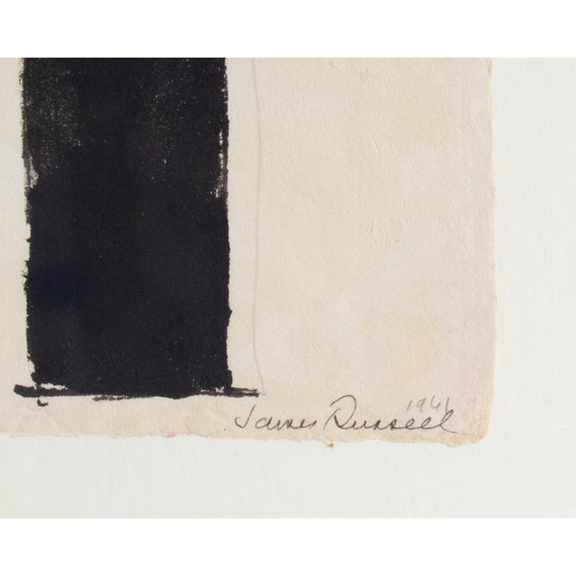Contemporary 1961 “Hit vs Art” Ink Drawing by James Spencer Russell For Sale - Image 3 of 8