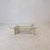 Beige Italian Coffee Table in Travertine and Facet Cut Glass, 1980s For Sale - Image 8 of 17