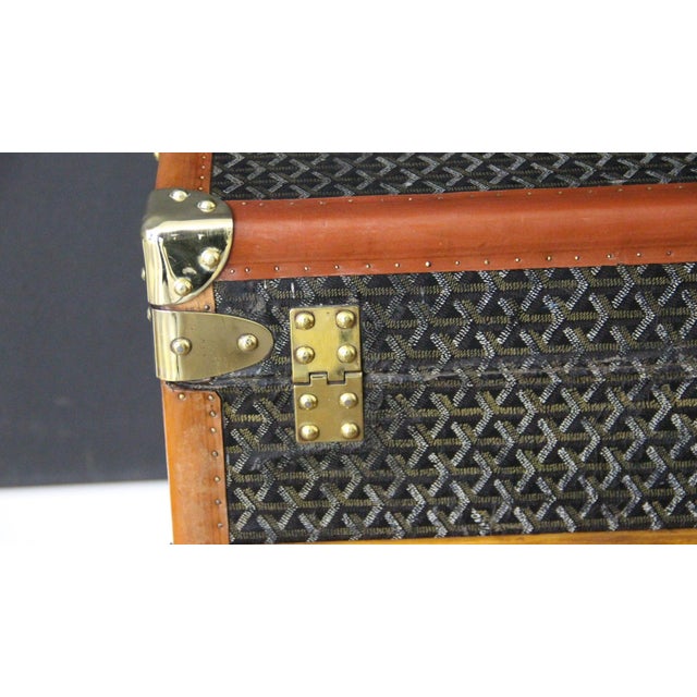 Small Trunk from Goyard, 1920s For Sale - Image 10 of 18