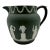 Antique Olive Green Wedgwood Jasperware Pitcher England, Circa 1891–1908 For Sale