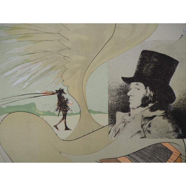 Modern Salvador Dali, The Caprices of Goya, 1977, Lithographic Poster For Sale - Image 3 of 8