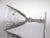 Baccarat Marennes French Crystal Water Goblet Wine Stem - 1 of 3 Available.