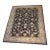 Pak Oushak 9’ X 12’5” Hand-Knotted Wool Rug in Black, Ivory & Rust For Sale