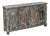 Sideboard/Buffet Made From Antique Indian Teakwood Architectural Elements For Sale