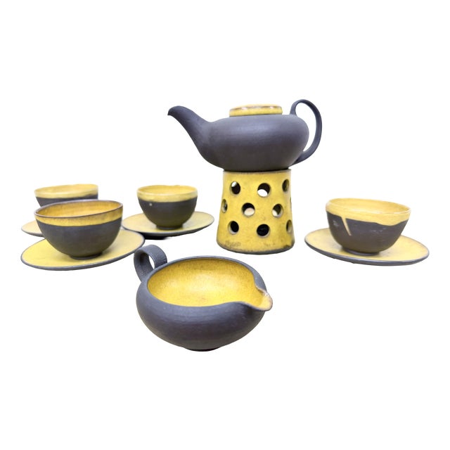 Tea Service by Janna Reckert-Cordua, 1950s, Set of 11 For Sale