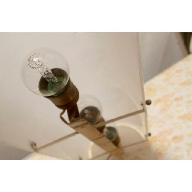 Large White Wall Lamps, 1950s, Set of 2 For Sale - Image 9 of 15