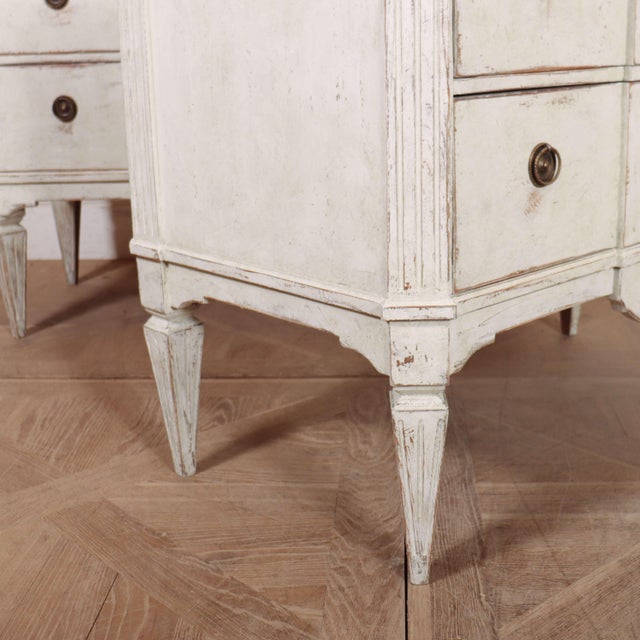 Swedish Breakfront Commodes, Set of 2 For Sale - Image 9 of 11