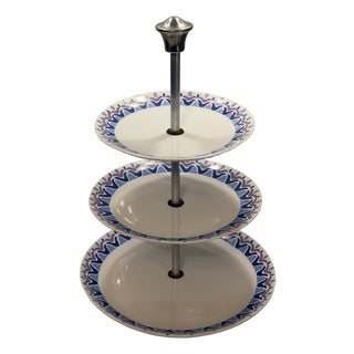Tiered Serving Stand by Moahsa, 1974 For Sale