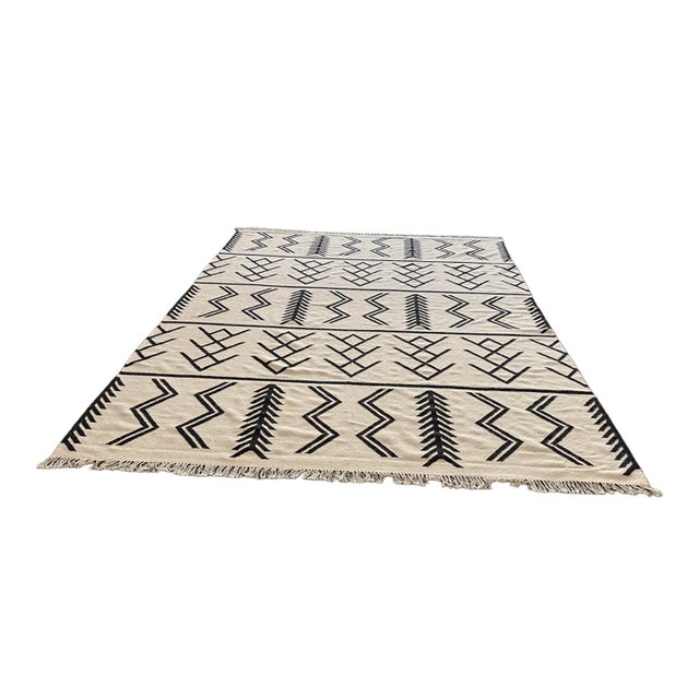 9ft 2in X 12ft 3in Four Hands Coulter Graphic Wool Area Rug For Sale