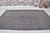 1960s Vintage Distressed Turkish Oushak Rug in Muted Charcoal Gray & Taupe For Sale - Image 5 of 10