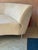 Curved Cream Lounge Settee, 1990s For Sale - Image 4 of 7