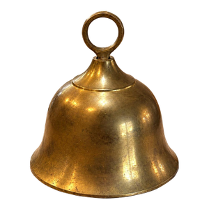 Vintage Bells of Sarna India Solid Brass Bell Original Clapper 3”