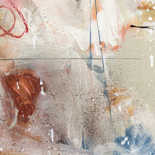 2020s Do the Twist - Gestural Texture Abstract Painting on Canvas Original Artwork by Amber Goldhammer For Sale - Image 5 of 9