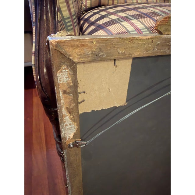 Wood Early 20th Century Louis XVI Style Giltwood Mirror With Urn Crest For Sale - Image 7 of 10