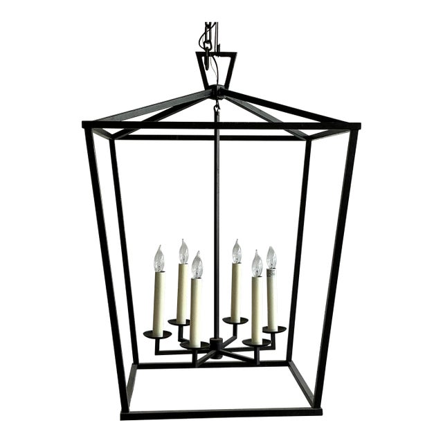 Vintage Contemporary Monumental Frame Lantern For Sale