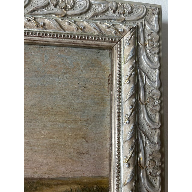 Original Antique Oil Painting, Plein Air, French Impressionism For Sale - Image 13 of 13