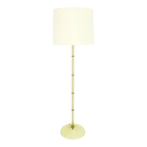 Blown Murano Glass & Brass c1950s Base Mid Century Modern Floor Lamp MINT