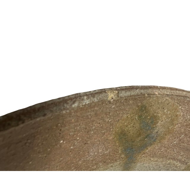 1970s Vintage Mid Century Modern Studio Pottery Ceramic Plate Dish Glazed 1978 Signed Hoszti For Sale - Image 5 of 6