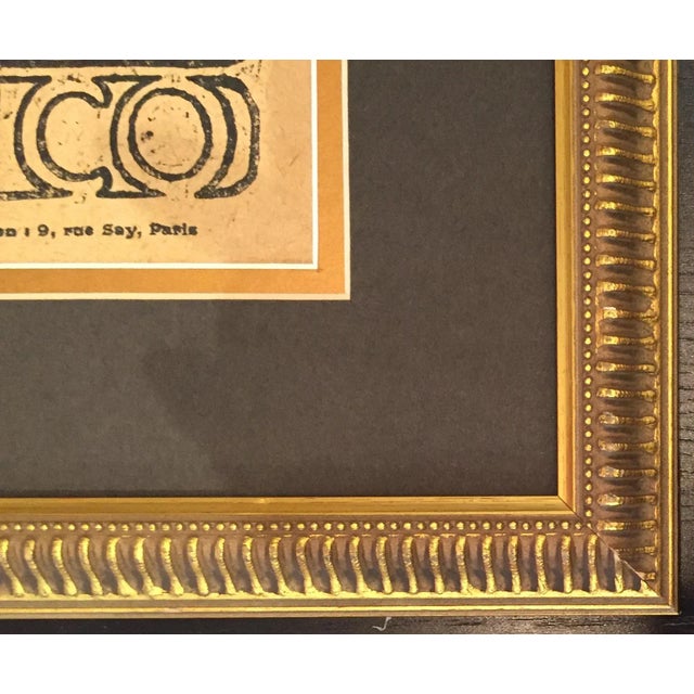 Late 19th Century Framed 1899 Original Alphonse Mucha Cocorico Cover For Sale - Image 5 of 5