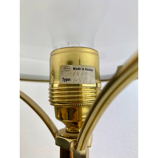 Metal Woko Table Lamp in the style of Josef Hoffman, 1980s For Sale - Image 7 of 9