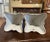 Pair of Mid-Century French Rouen Faience Candlesticks With Floral Decor For Sale In Dallas - Image 6 of 6