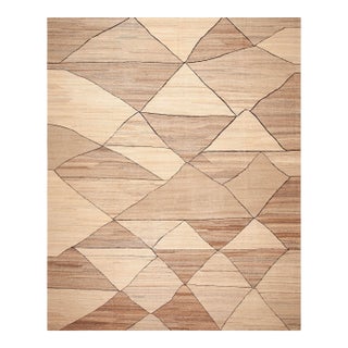 Large Contemporary Geometric Kilim Rug For Sale