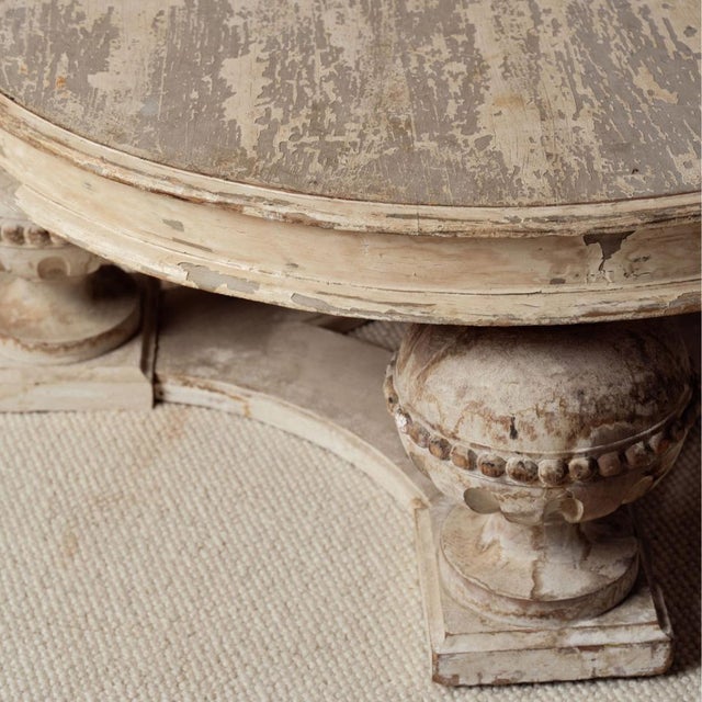 19th Century 19th Century French Oak Painted Coffee Table For Sale - Image 5 of 7