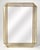 Transitional Uptown 29 in. W x 40 in. H Rectangular Metal and Mirrored Glass Wall Mirror, Antique Gold For Sale - Image 3 of 3