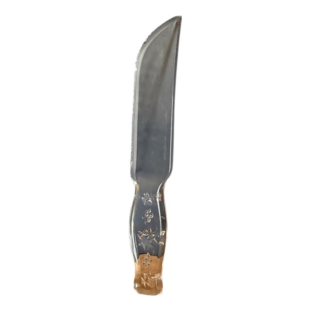 1930s American Vitex-Glas Depression Glass Fruit and Cake Knife For Sale