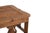 This Vintage Indian Teakwood Side Table is constructed from solid teakwood, featuring a tray-style top, decorative...