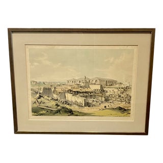 John Cooke Bourne, The Stationary Engine House, Camden Town, London, 1839, Hand-Coloured Lithograph For Sale