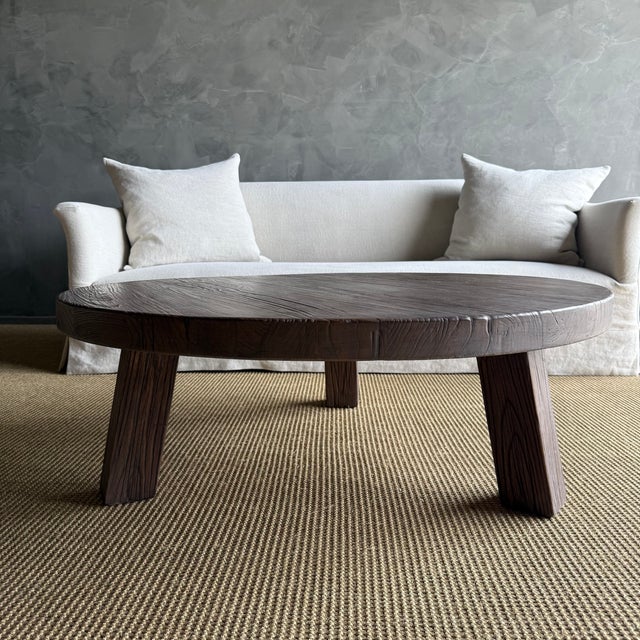 Wood Luna Coffee Table Dark Brown – 50″ For Sale - Image 7 of 8