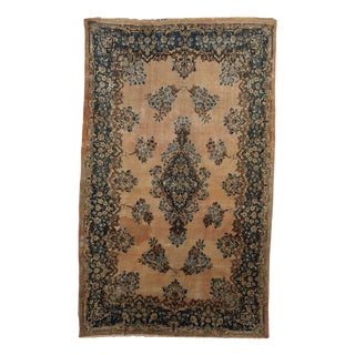 Kerman Rug in Cotton Wool Thin Knot, Middle East For Sale