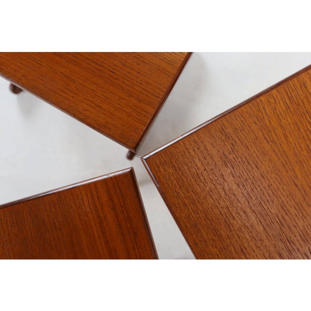 Uk / 1970 / set of 3 nesting tables / g-plan / vintage / mid-century vintage set off three nesting tables designed and...