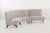1950s Gio Ponti Style Sectional Sofa by Hisa, Italy – Mohair Upholstery, Walnut Legs For Sale - Image 4 of 10