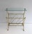 1940s Neoclassical Brass and Glass Magazine Rack. French Work by Maison Jansen For Sale - Image 5 of 12