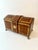 A charming vintage leather box, finely crafted in the form of a miniature treasure chest and finished in richly **gold-...